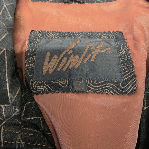 Winlit Vintage Women's Leather Jacket - Picture 3 of 4